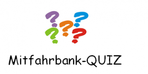 Quiz-Mitfahrbank